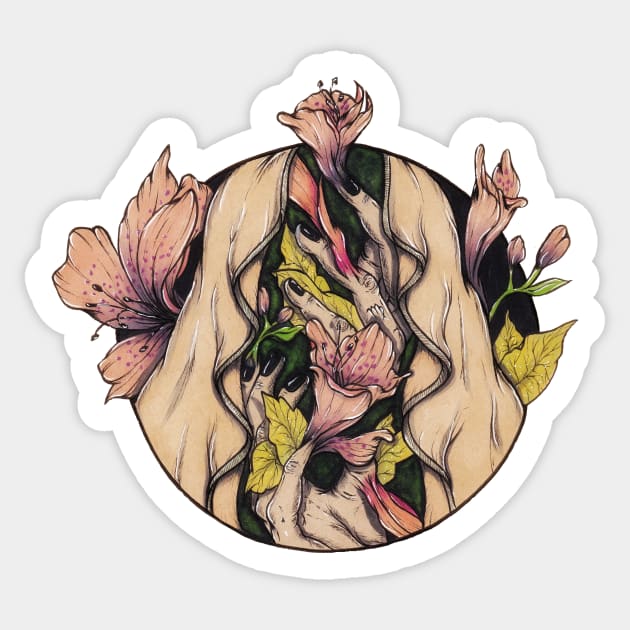 Virgo Sticker by Valisaurus